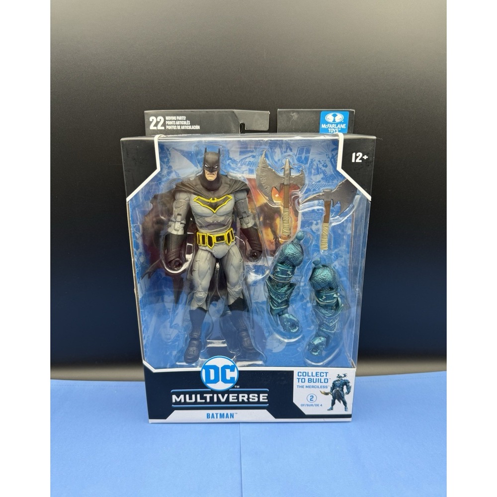 DC Multiverse McFarlane Toys Batman With Battle Damage Dark Nights Metal New